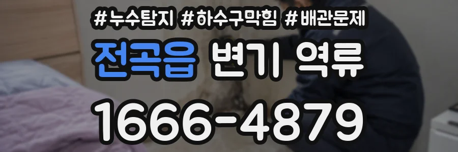 전곡읍 변기 역류