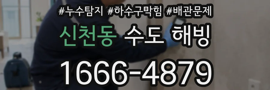 신천동 수도 해빙