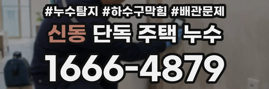 신동 단독 주택 누수