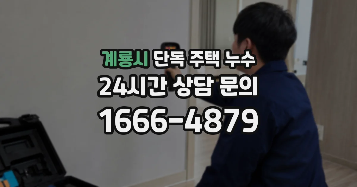 계룡시 단독 주택 누수