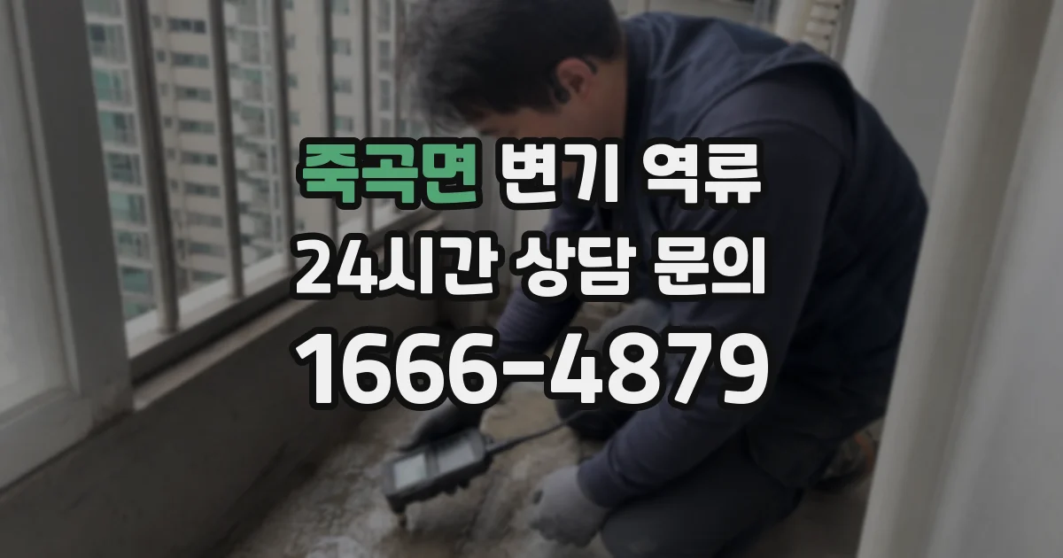 죽곡면 변기 역류