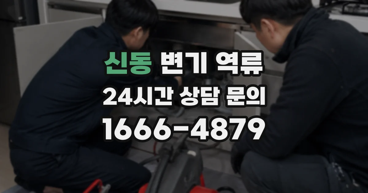 신동 변기 역류