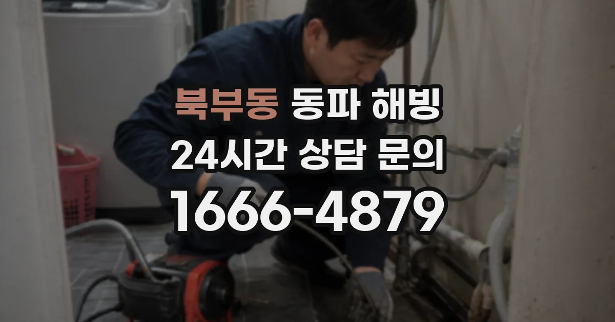 북부동 동파 해빙