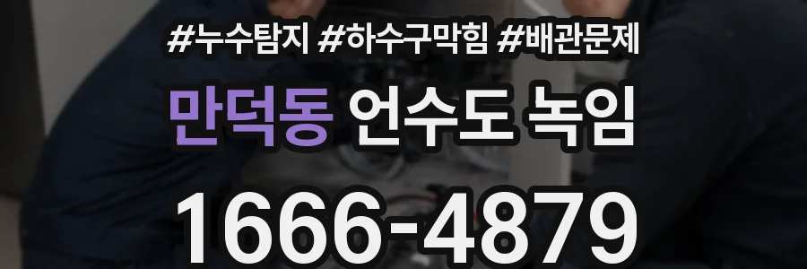 만덕동 언수도 녹임