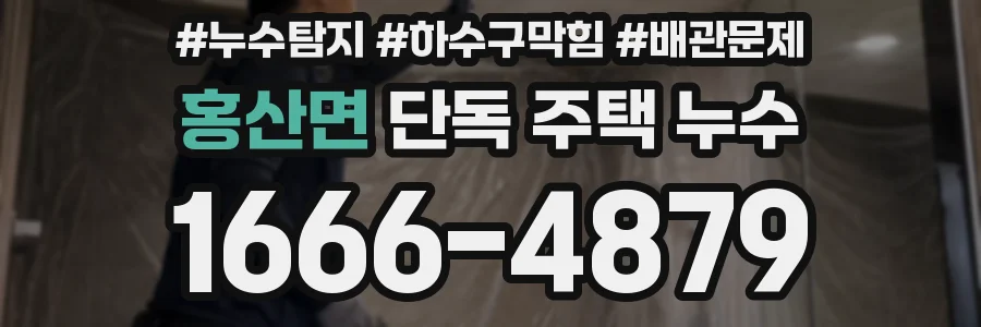 홍산면 단독 주택 누수