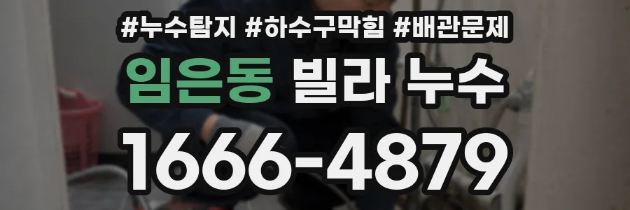 임은동 빌라 누수