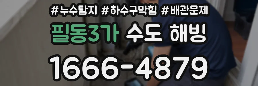 필동3가 수도 해빙