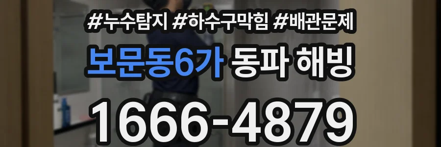 보문동6가 동파 해빙