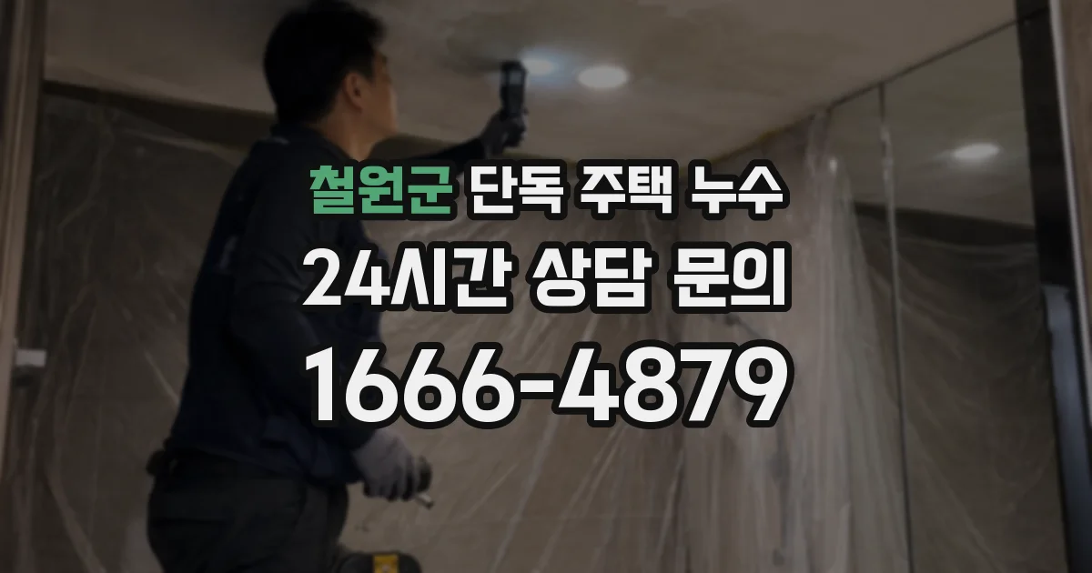 철원군 단독 주택 누수