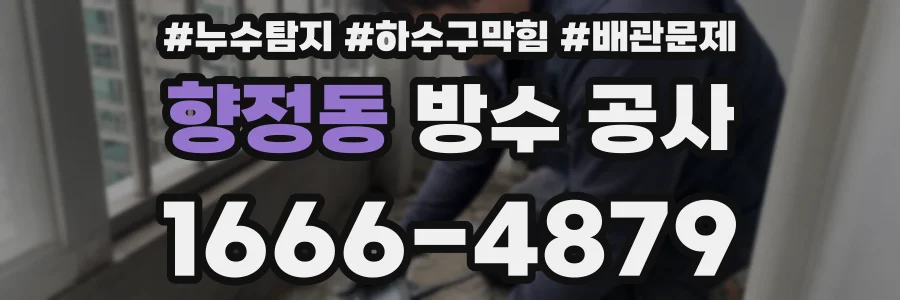 향정동 방수 공사