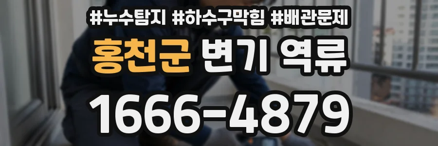 홍천군 변기 역류