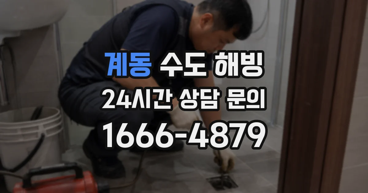 계동 수도 해빙