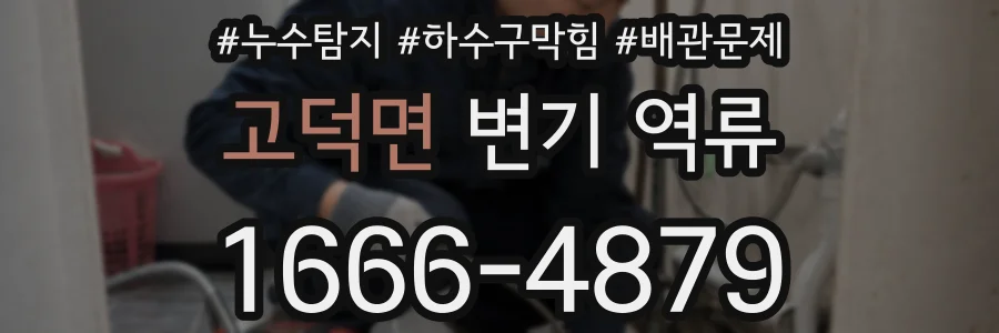고덕면 변기 역류