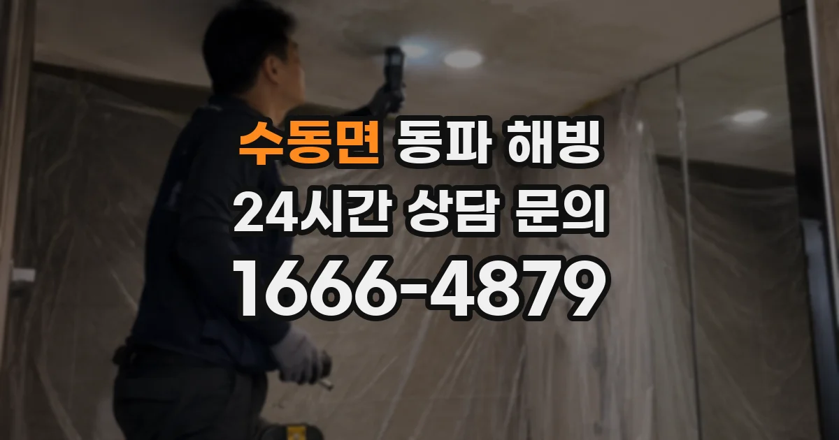 수동면 동파 해빙