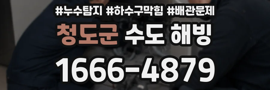 청도군 수도 해빙