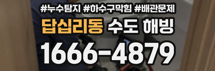 답십리동 수도 해빙