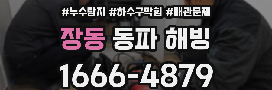 장동 동파 해빙
