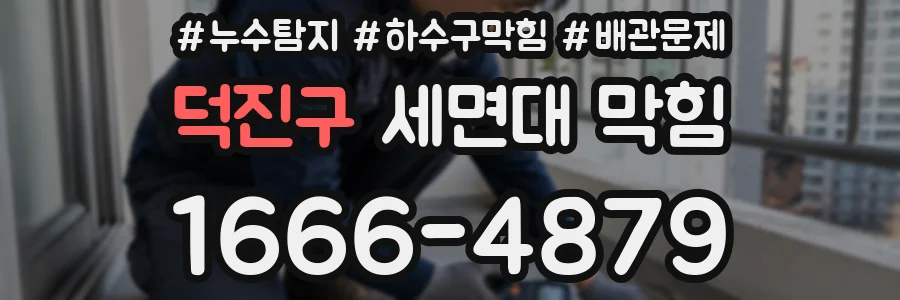 덕진구 세면대 막힘