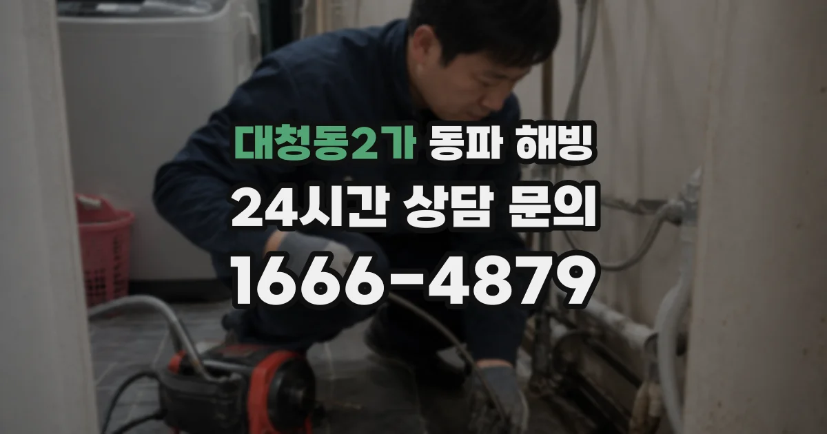 대청동2가 동파 해빙