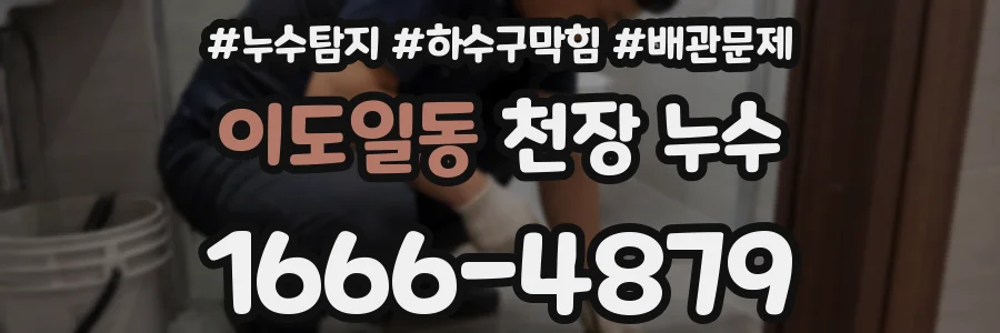 이도일동 천장 누수
