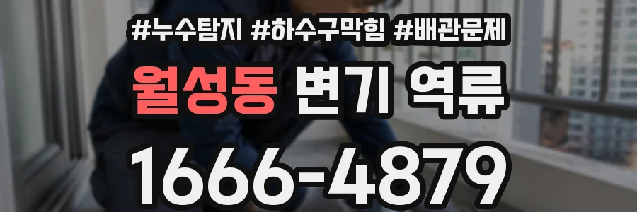 월성동 변기 역류