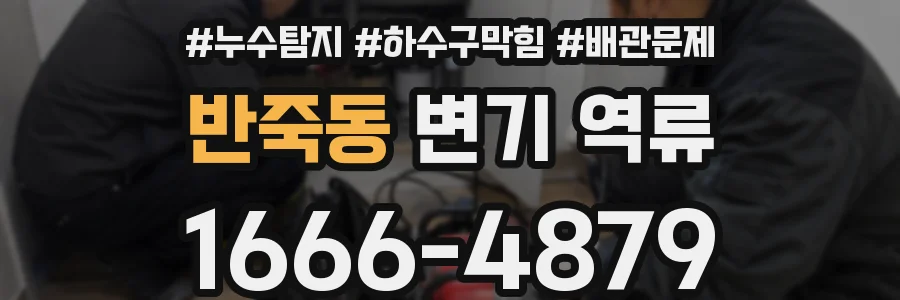 반죽동 변기 역류