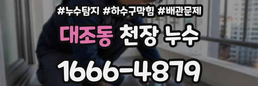 대조동 천장 누수