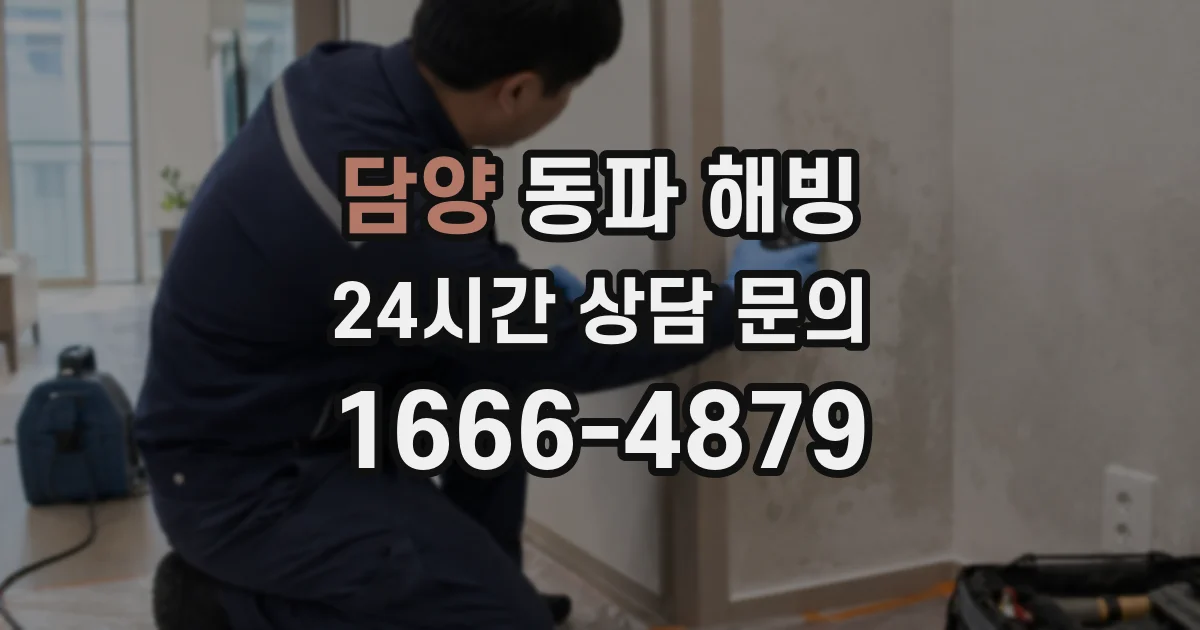담양 동파 해빙