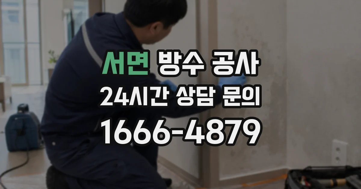 서면 방수 공사