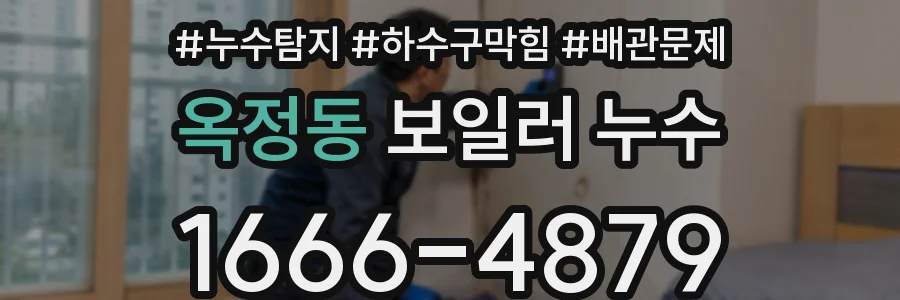 옥정동 보일러 누수
