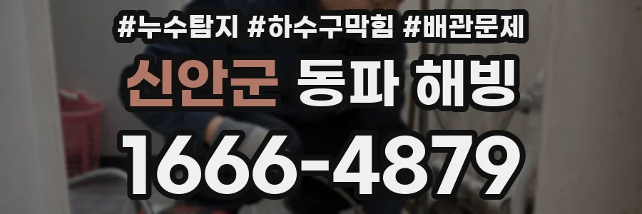 신안군 동파 해빙