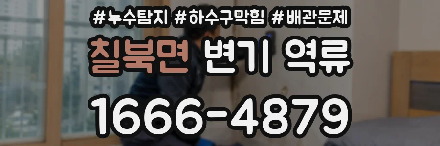 칠북면 변기 역류