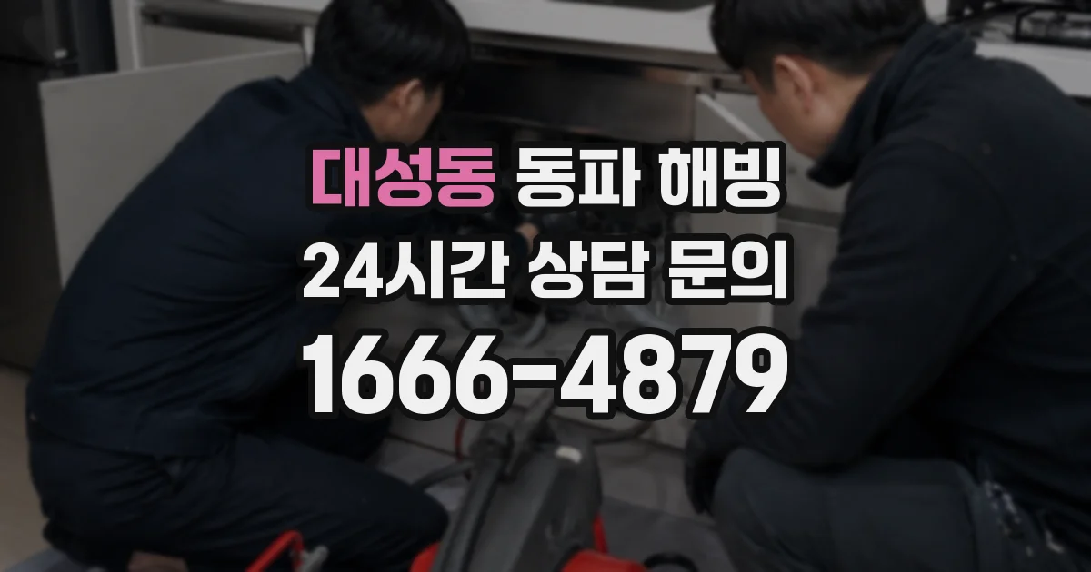 대성동 동파 해빙