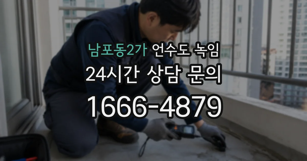 남포동2가 언수도 녹임