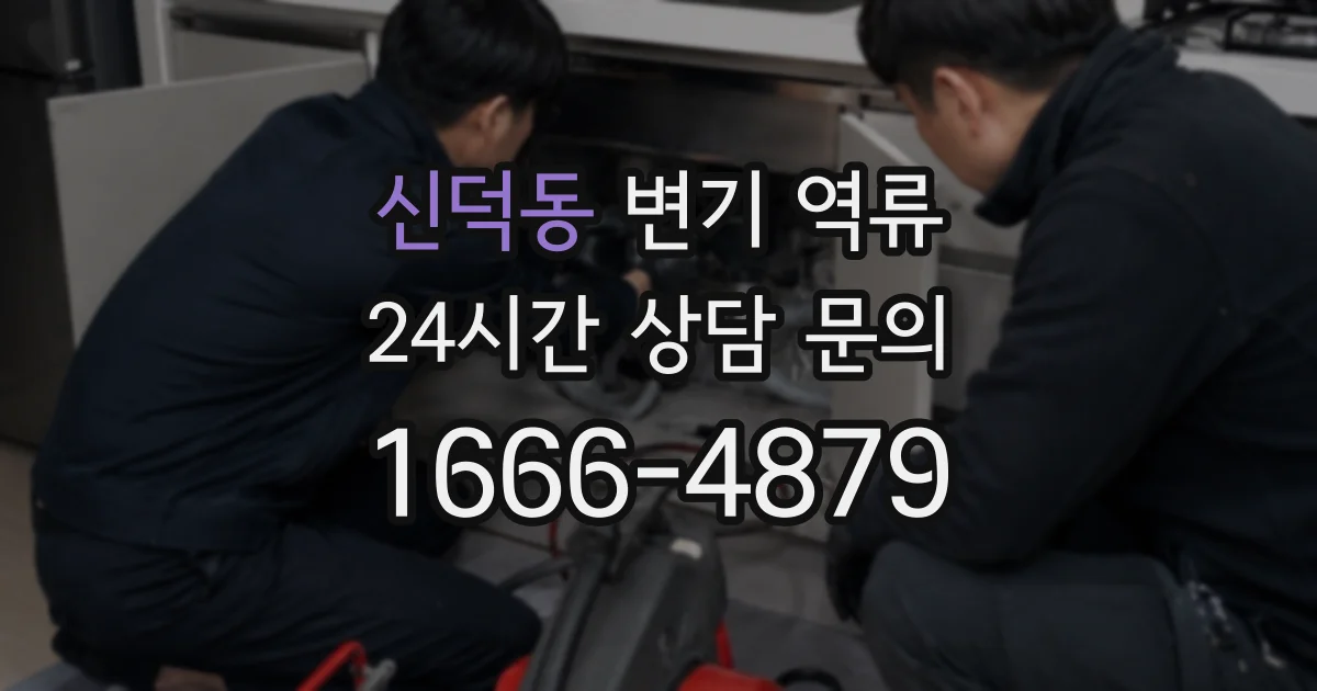 신덕동 변기 역류