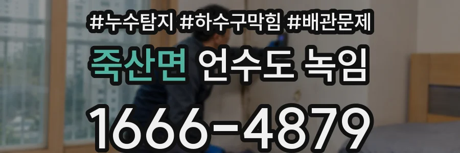 죽산면 언수도 녹임