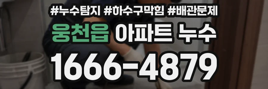 웅천읍 아파트 누수