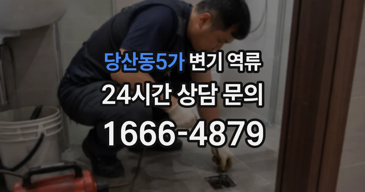 당산동5가 변기 역류