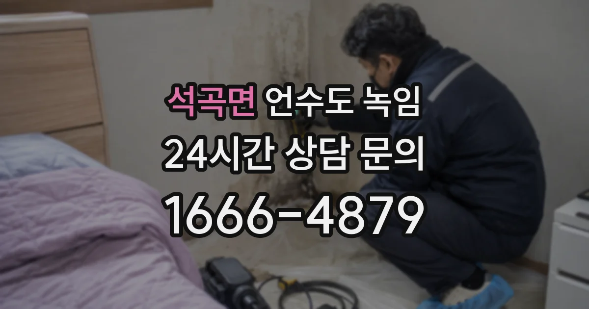 석곡면 언수도 녹임