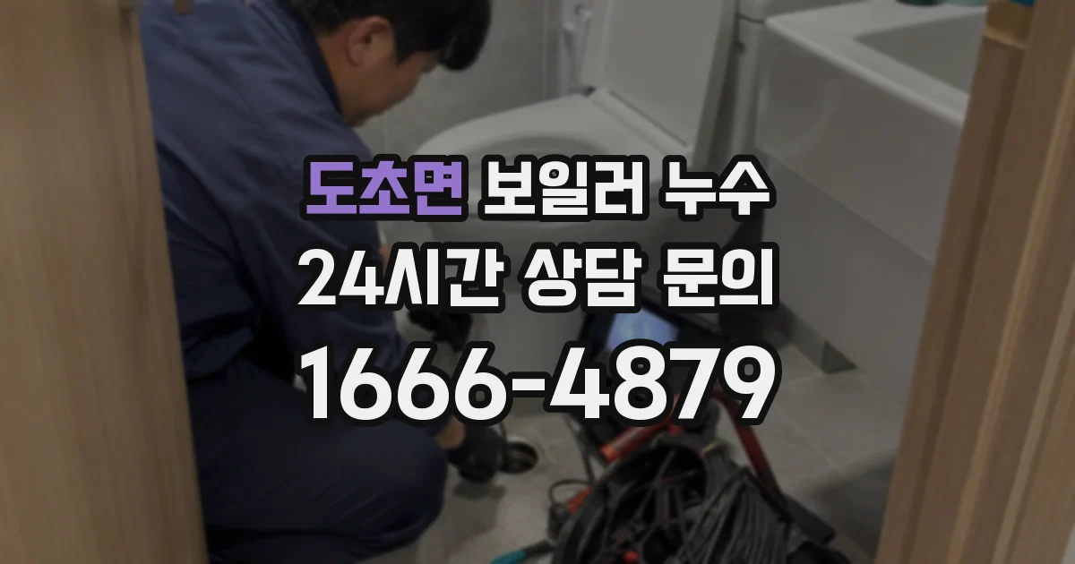 도초면 보일러 누수
