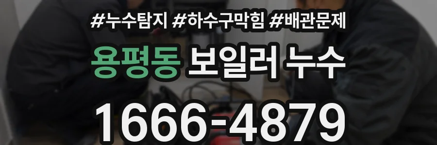 용평동 보일러 누수