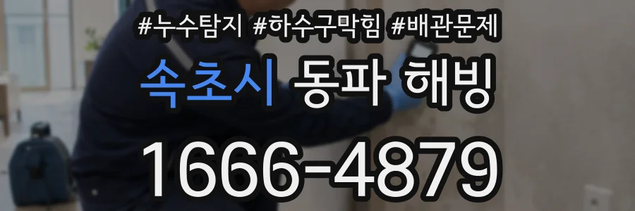 속초시 동파 해빙
