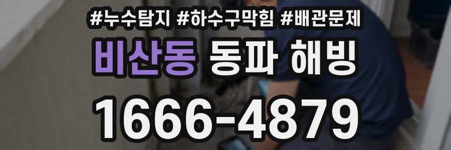 비산동 동파 해빙