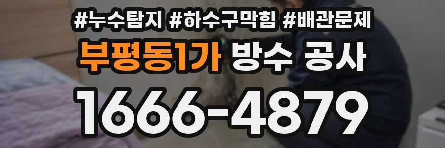 부평동1가 방수 공사