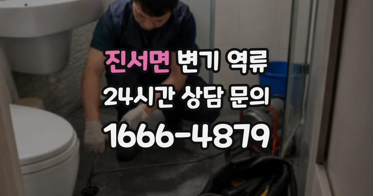 진서면 변기 역류