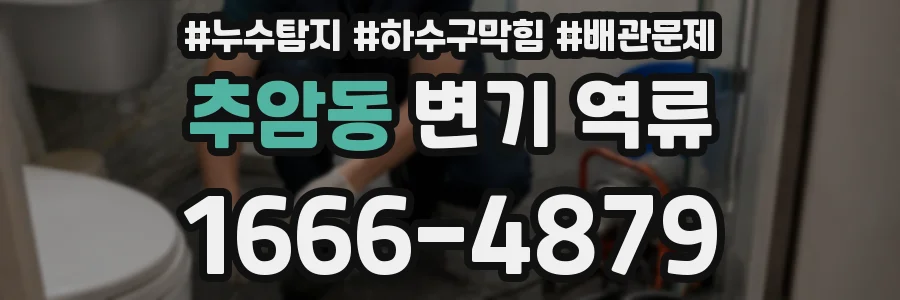 추암동 변기 역류