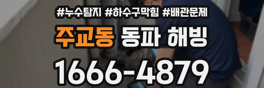 주교동 동파 해빙