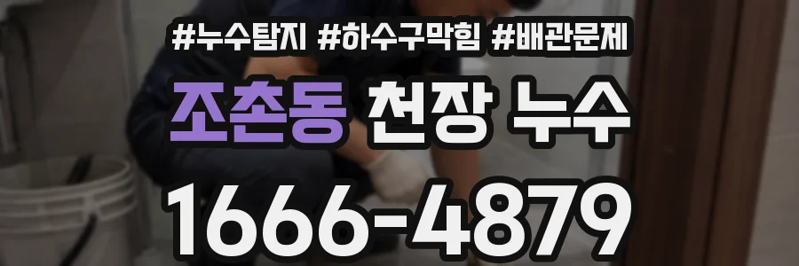 조촌동 천장 누수
