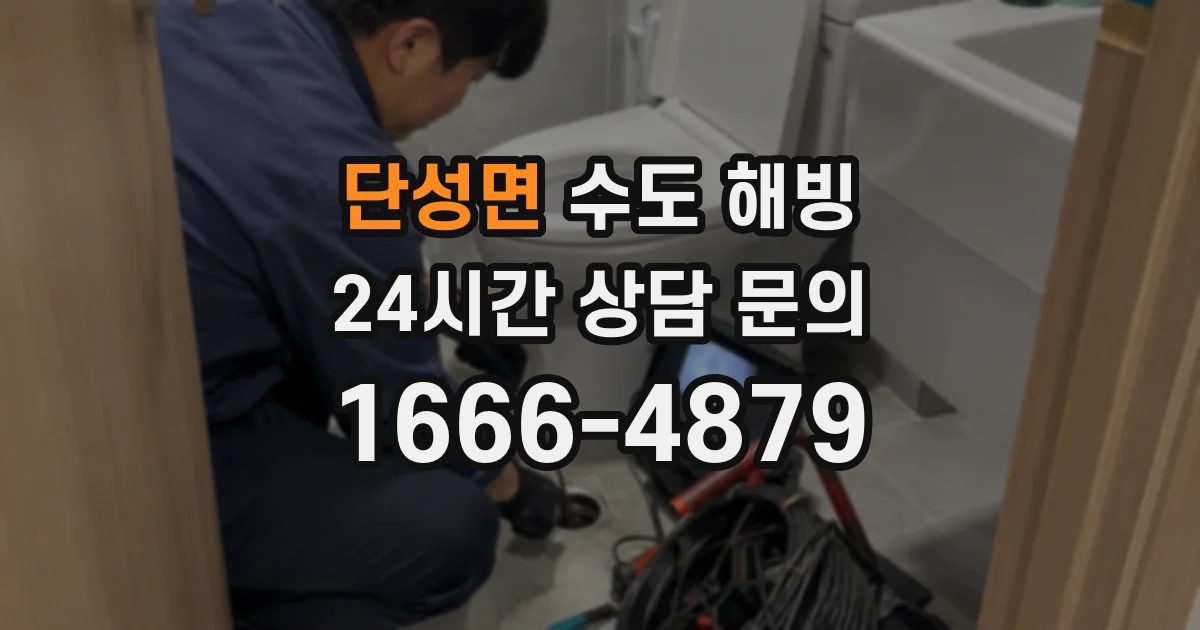 단성면 수도 해빙