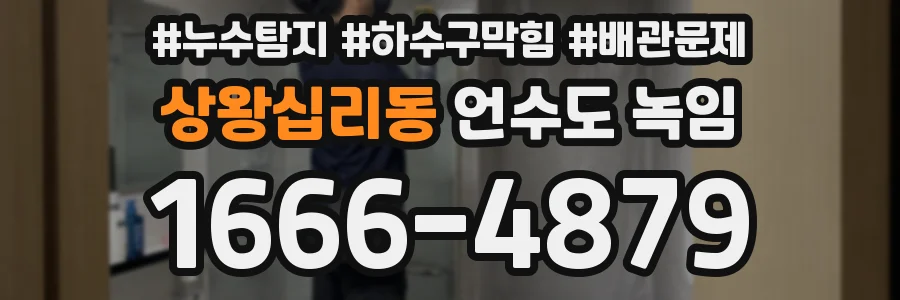 상왕십리동 언수도 녹임